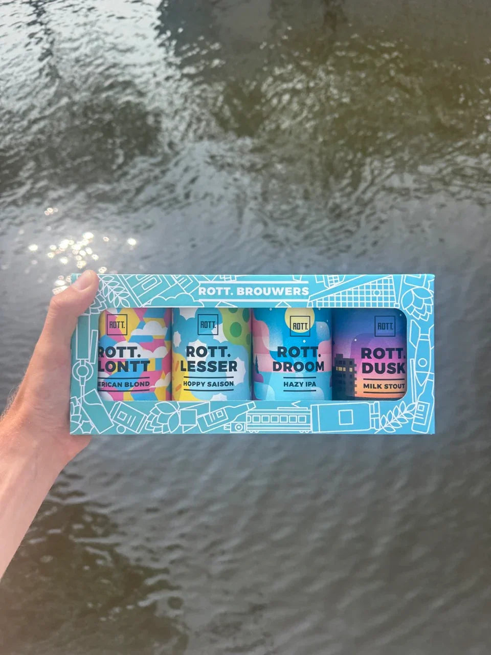 ROTT. Brouwers giftbox | 4 speciaalbieren in stoere cadeauverpakking