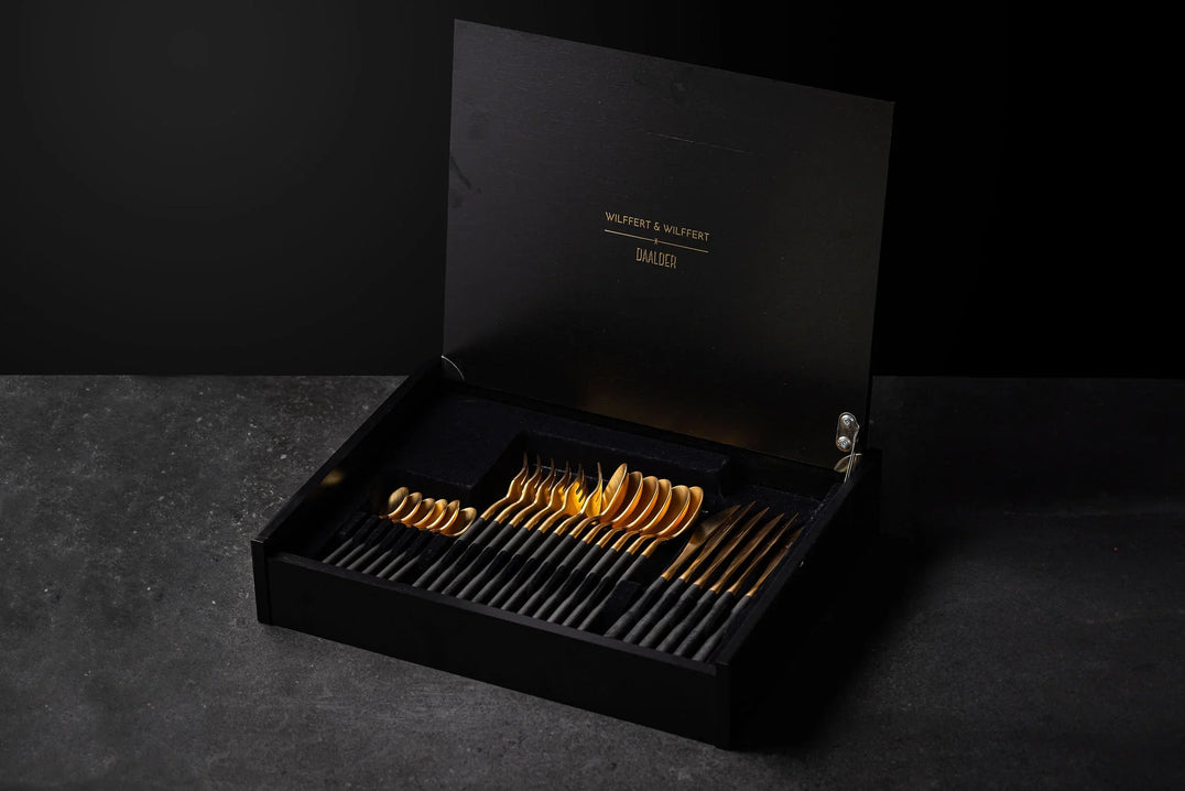 Exclusieve Gouden Bestekset - Daalder