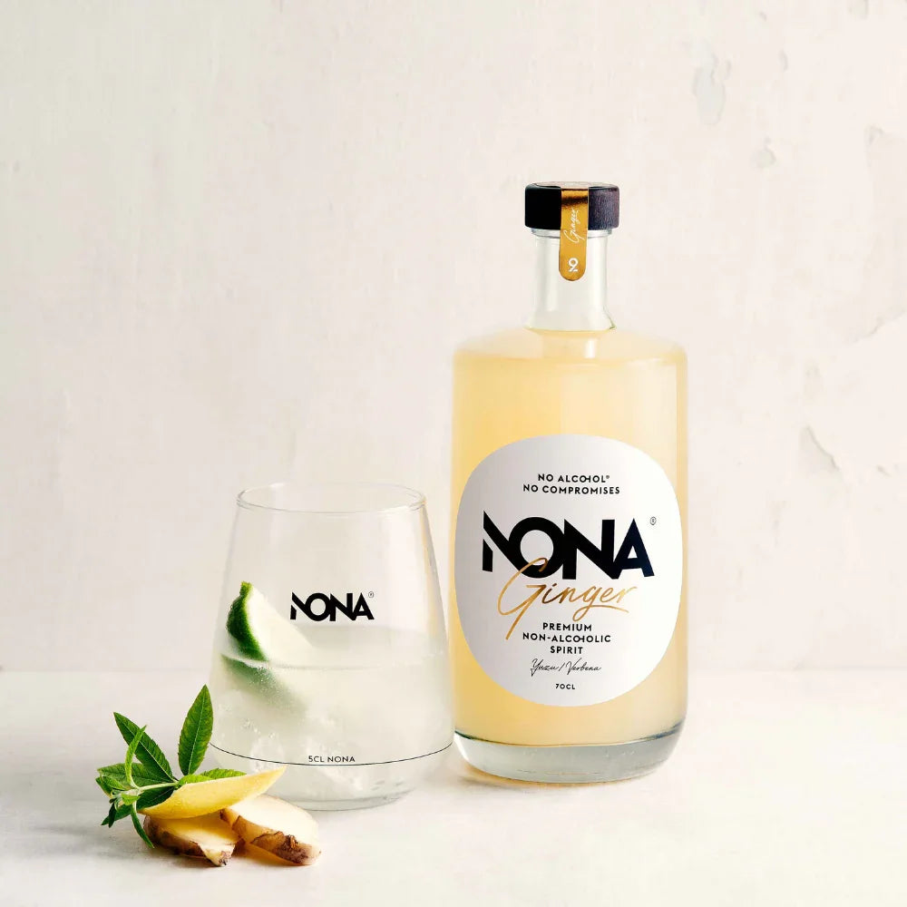 NONA Ginger - 70cl | Non-alcoholic | 100% Natural | Low in sugars