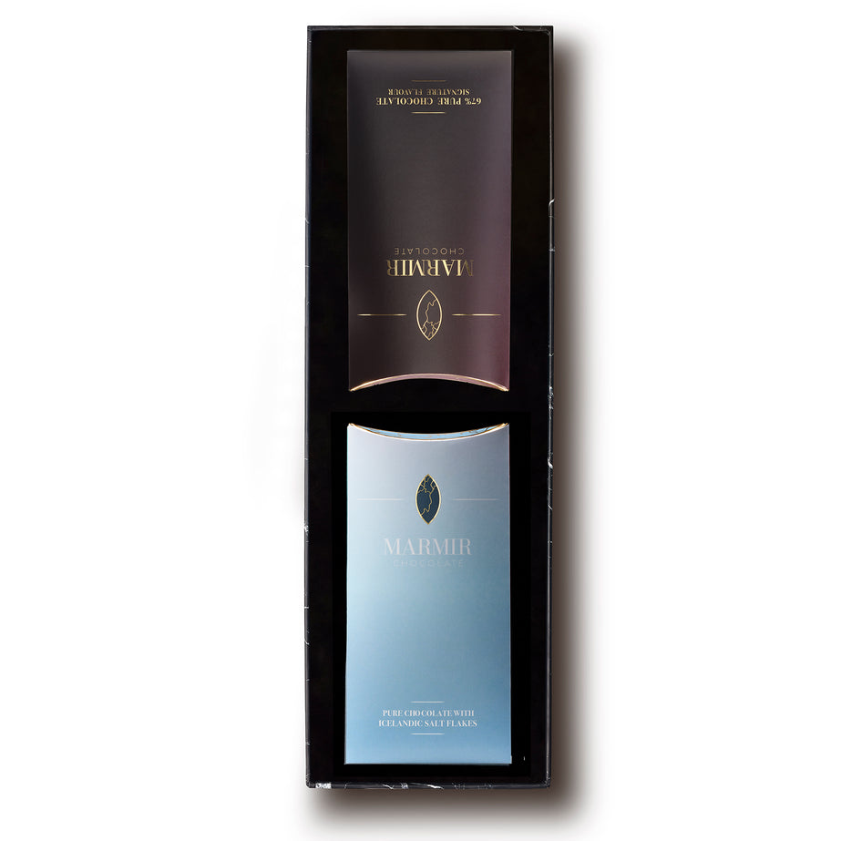 Marmir Chocolate - Giftbox 2 Bar Dark Chocolate