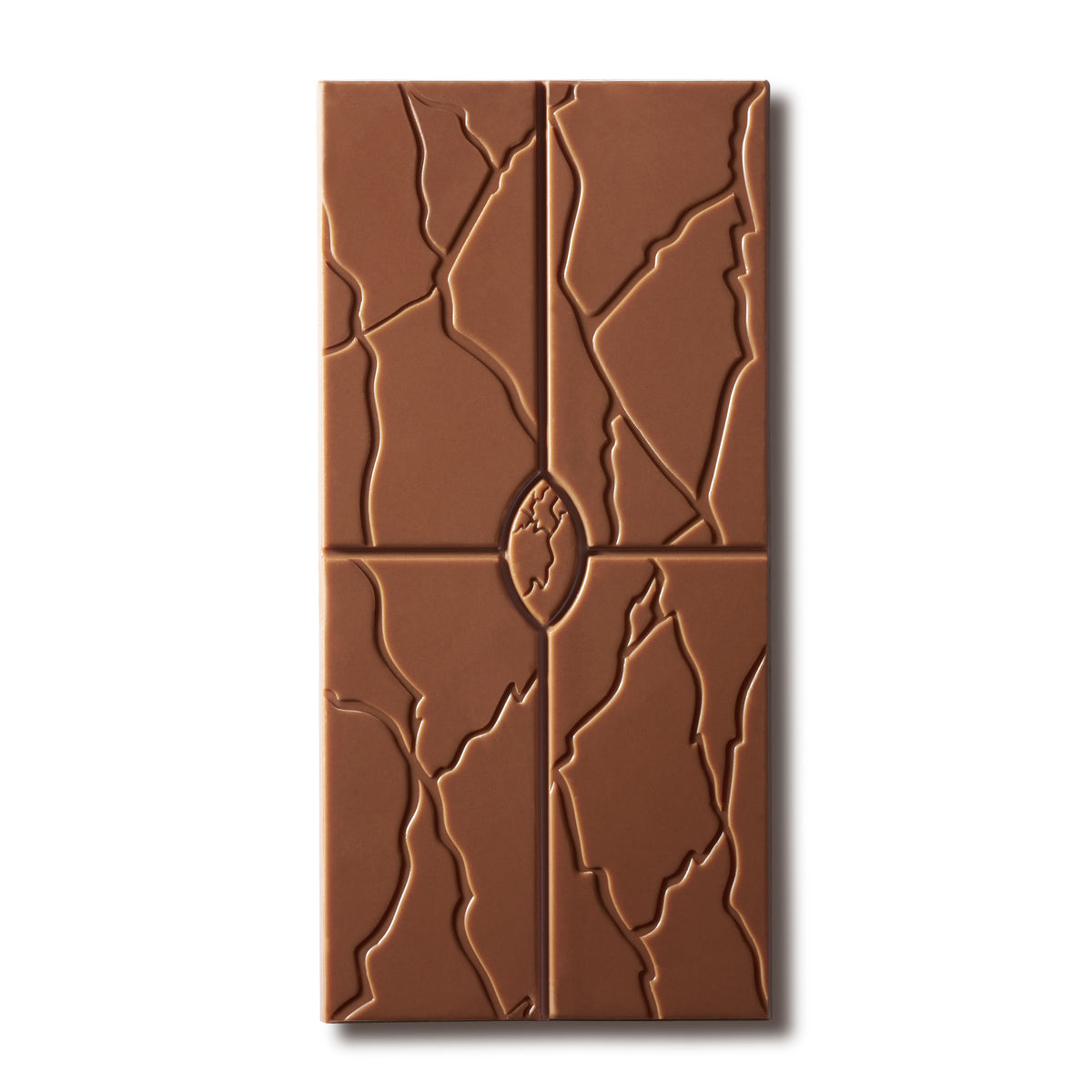 Milk chocolate with caramel & lava salt