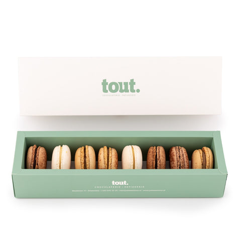 Naturel Macaron Giftbox 8 stuks