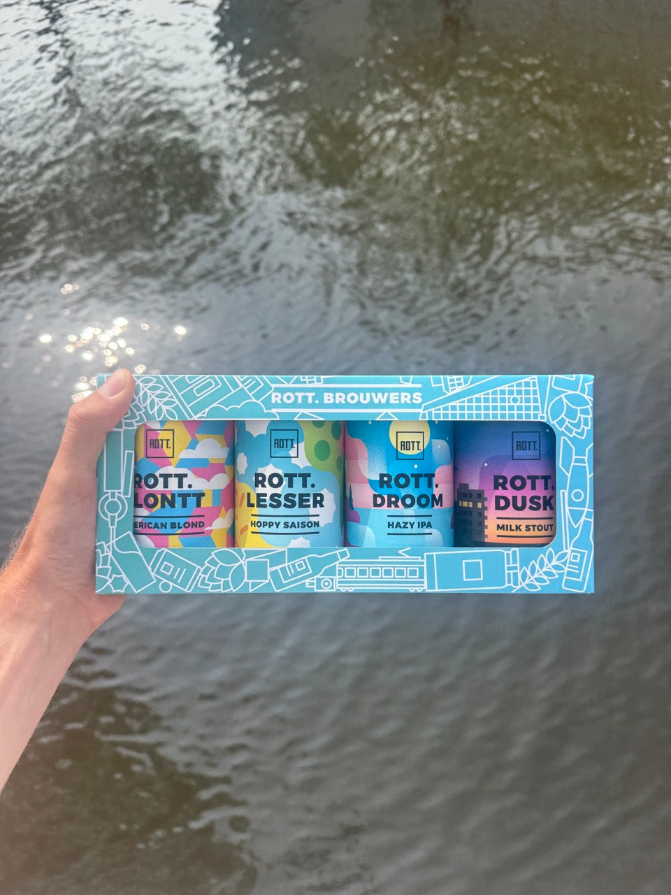 ROTT. Brouwers giftbox | 4 speciaalbieren in stoere cadeauverpakking