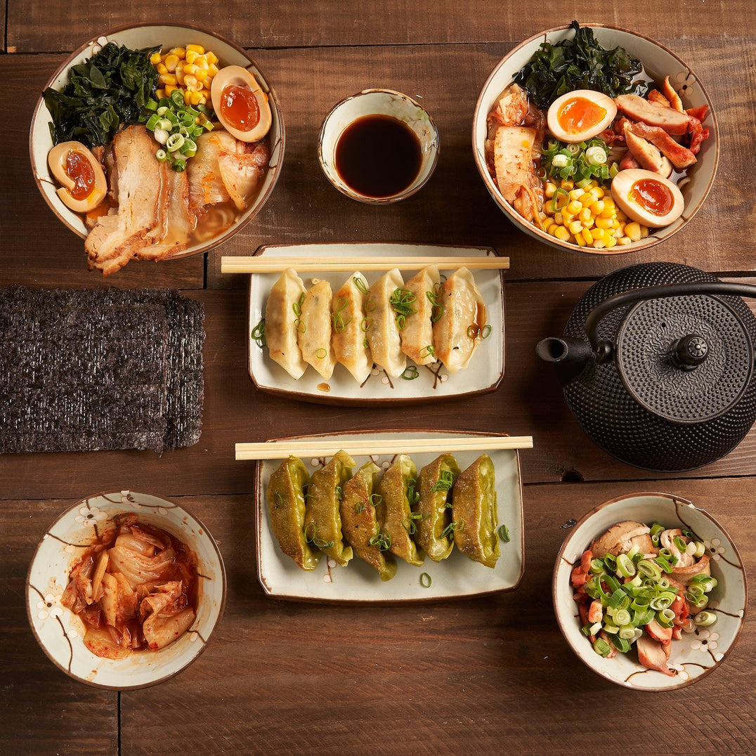 Japanese Ramen and Gyozas 