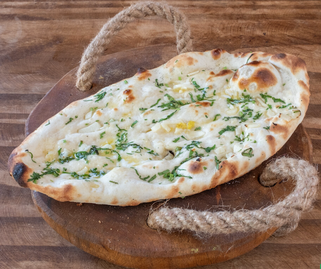 Knoflook Naan