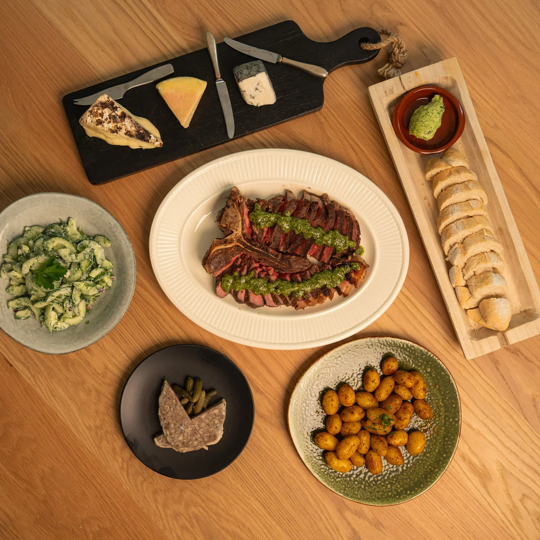 3 gangen menu Bistecca alla Fiorentina