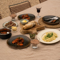 Veal cheek in vegetable sauce 