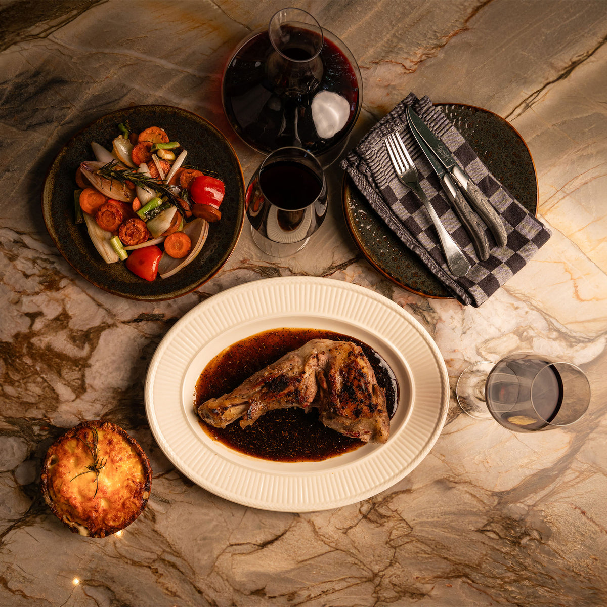Lamb shoulder roastbag