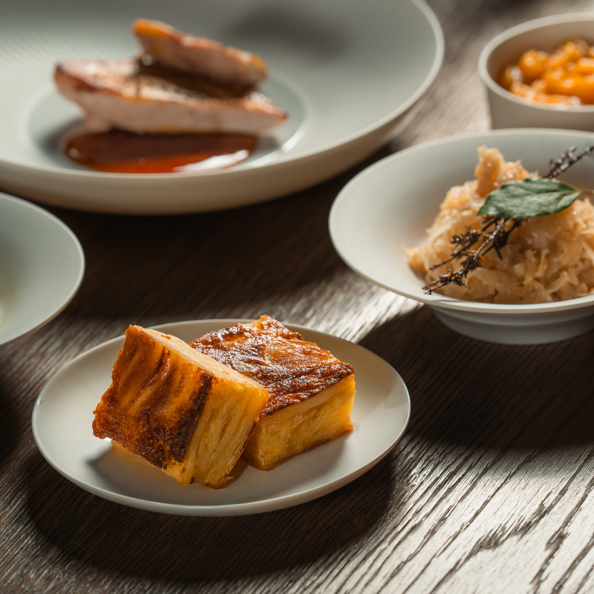 Hoofdgerecht: traag gegaarde fazantenhen