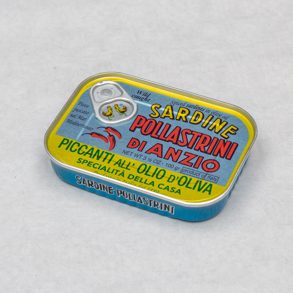 Pollastrini sardines in pikante olijfolie