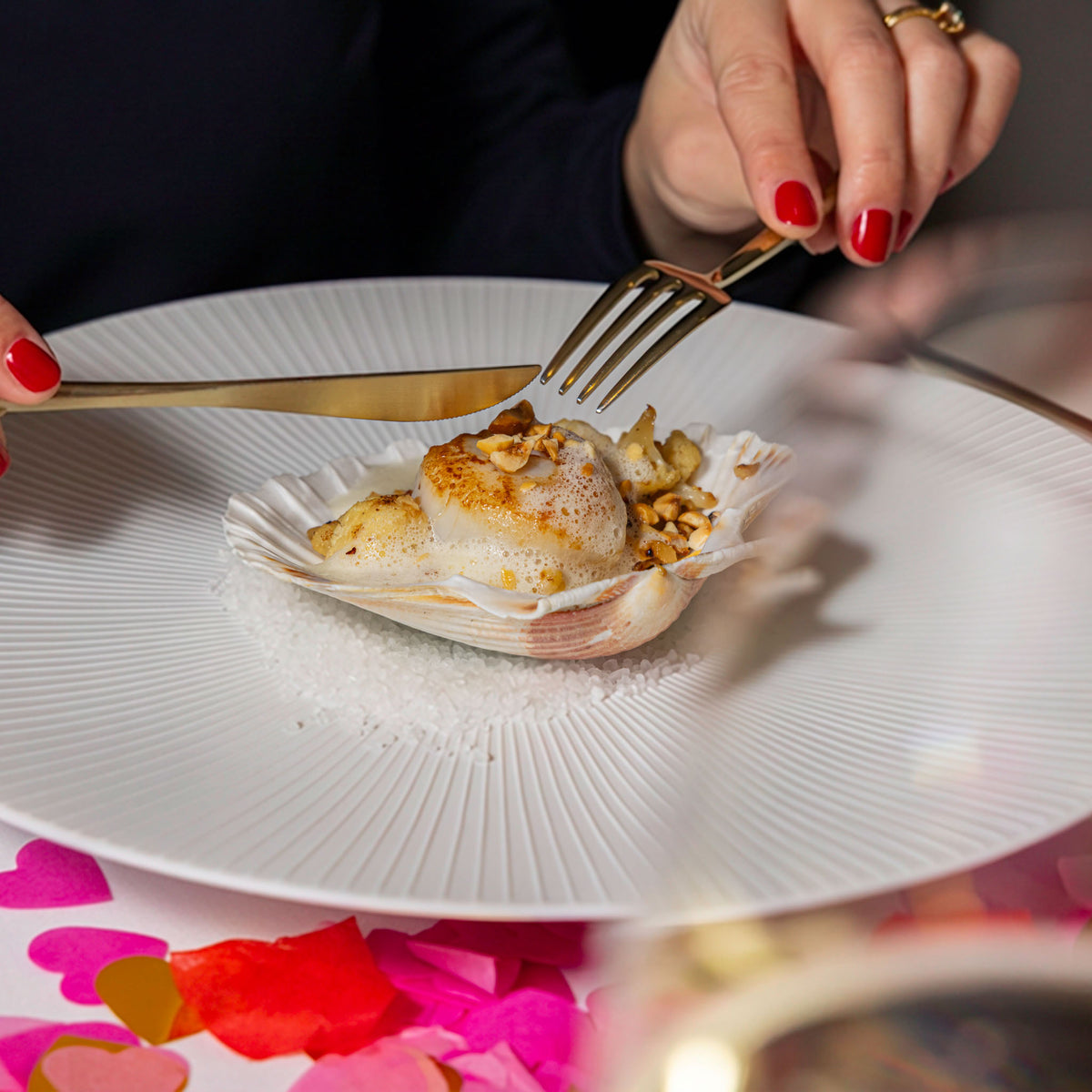 5-gangen Valentijnmenu