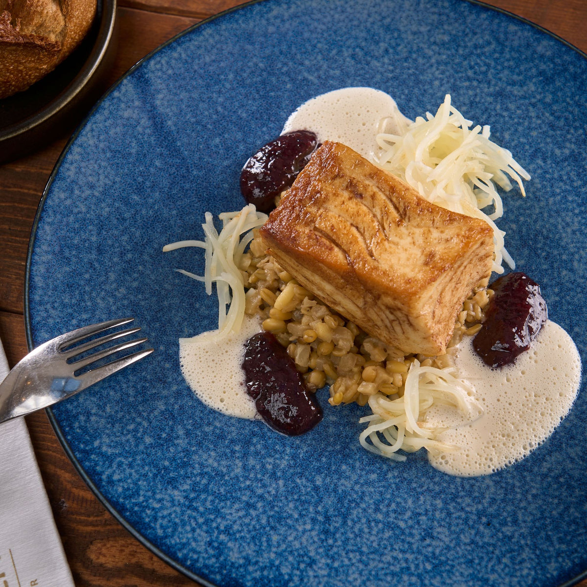 Christmas 4-course fish menu 