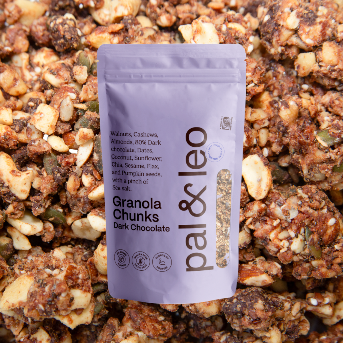 BIO Granola Chunks - Dark Chocolate 