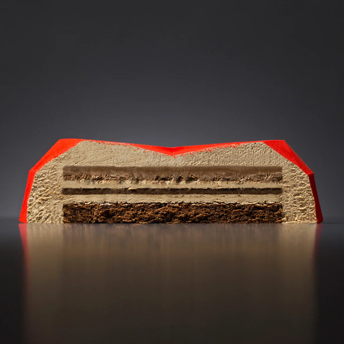 Heart chocolate cake 