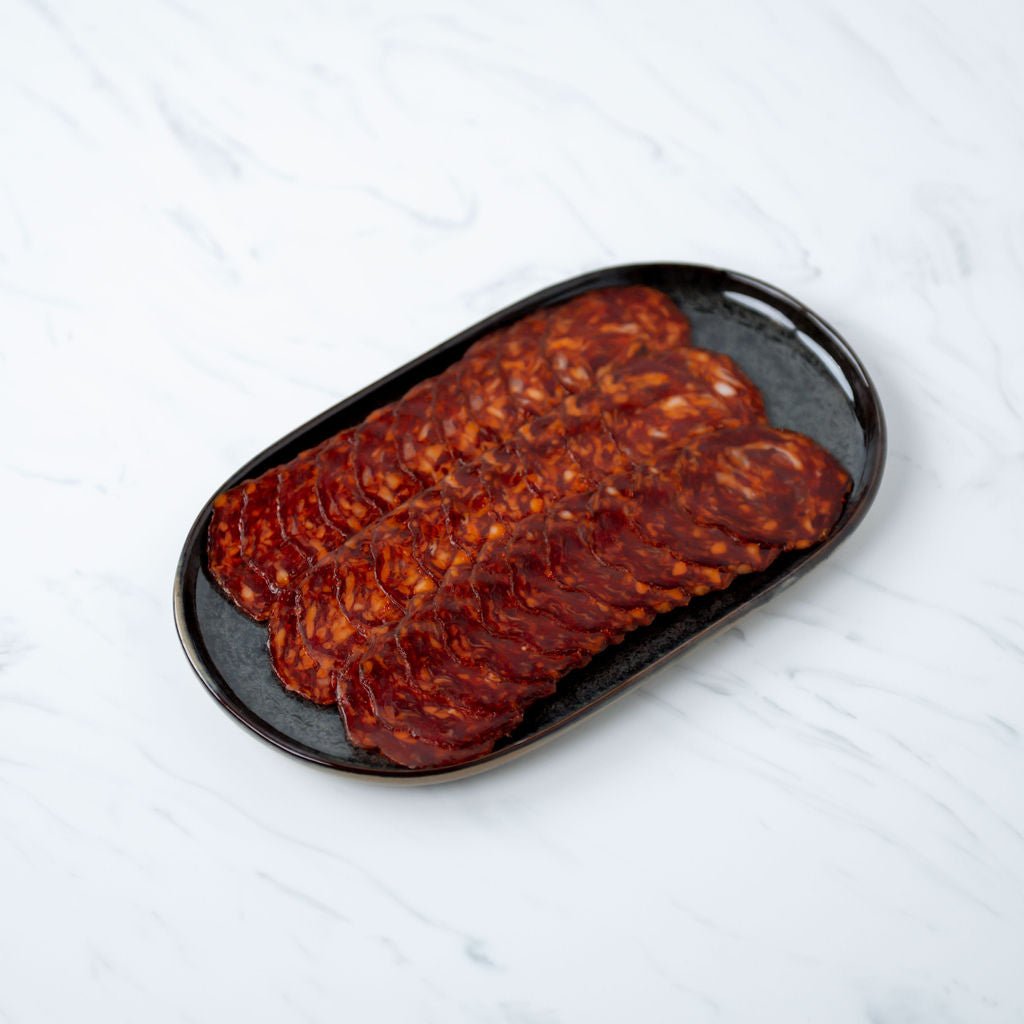 Chorizo de bellota gesneden 100 gram