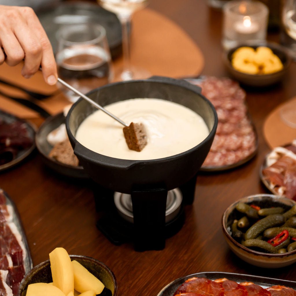 Swiss cheese fondue 
