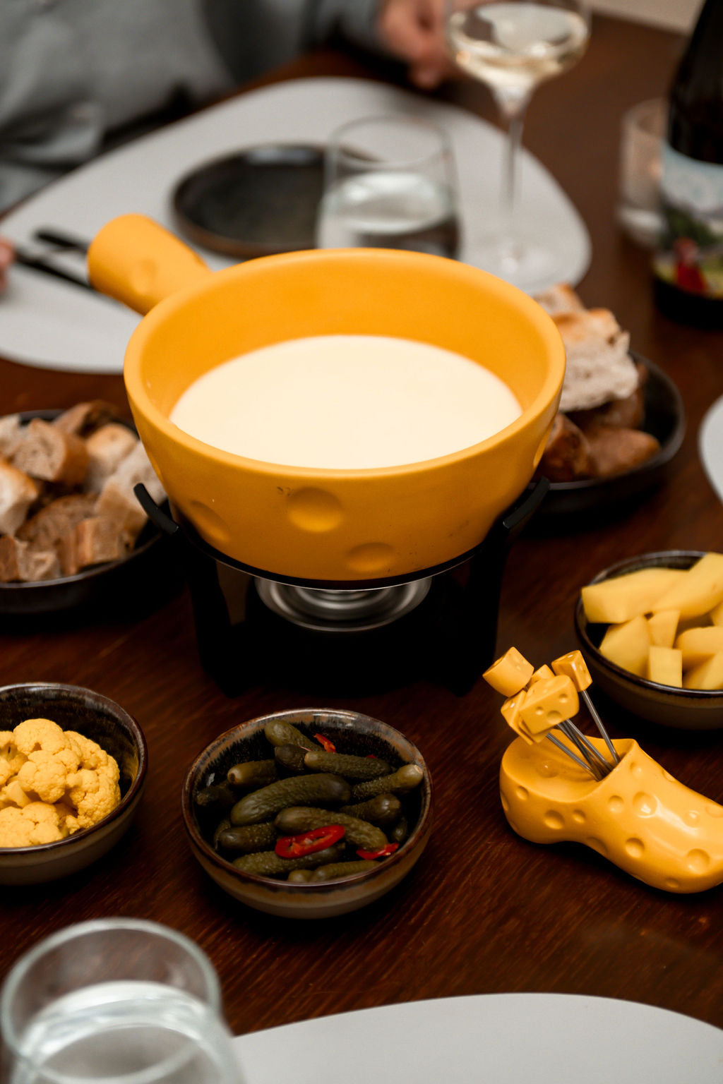 Dutch cheese fondue 