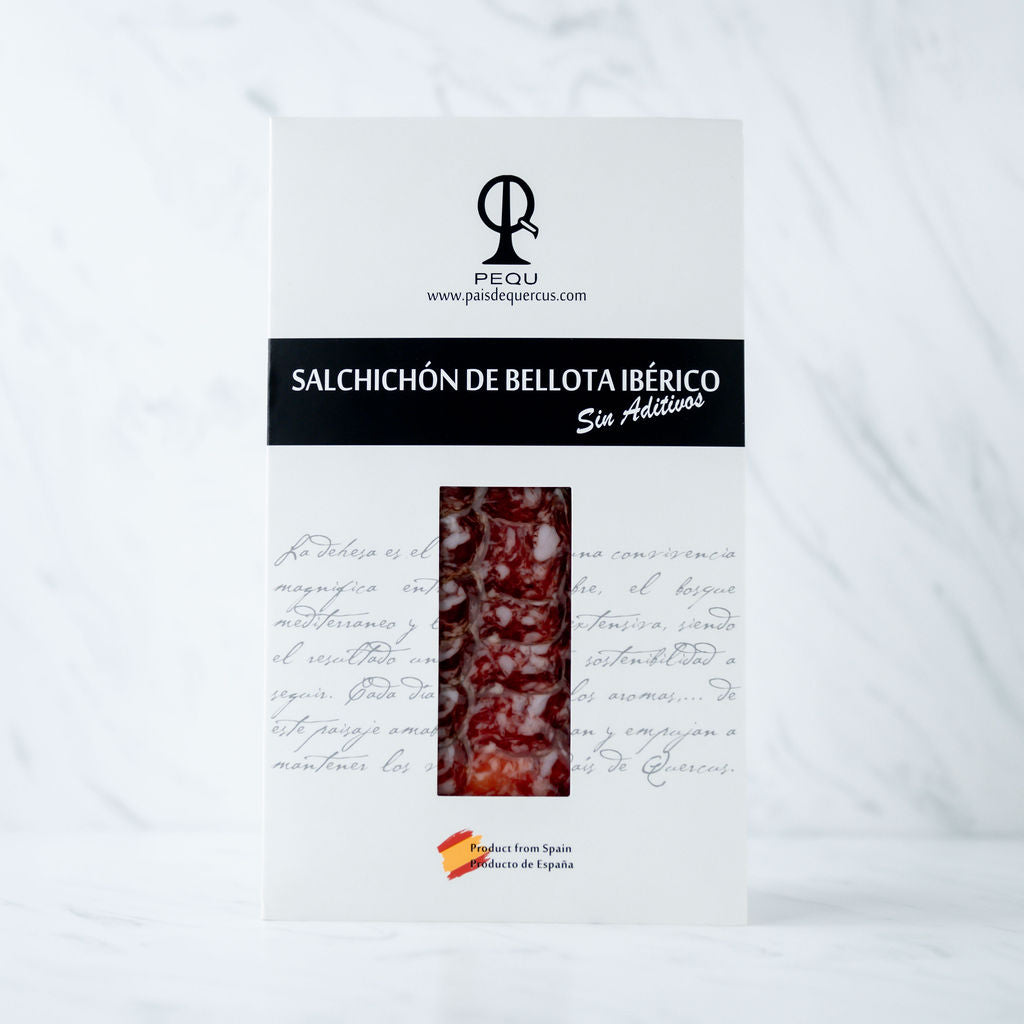 Salchichon de bellota gesneden 100 gram