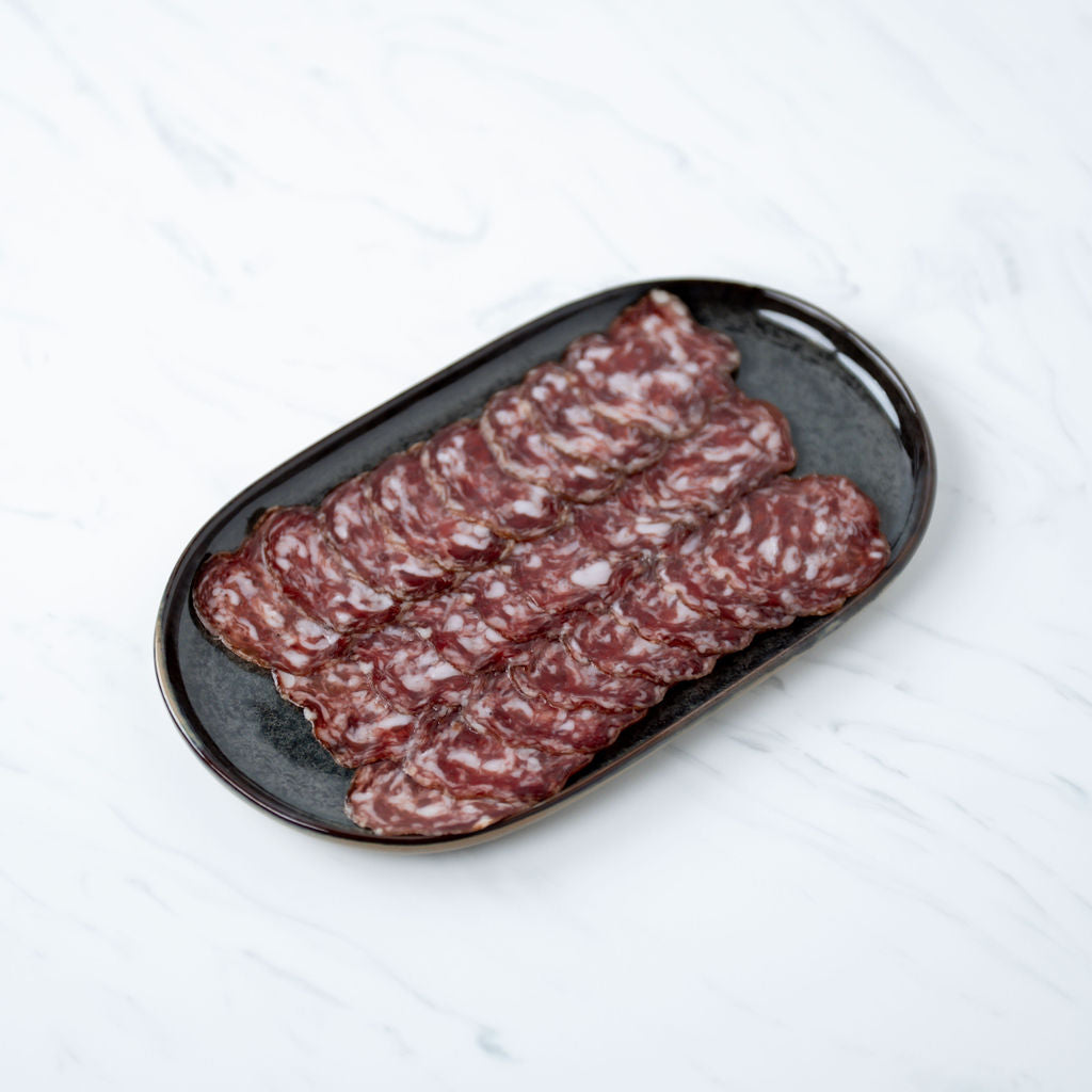 Salchichon de bellota gesneden 100 gram