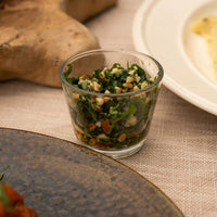 Veal cheek in vegetable sauce