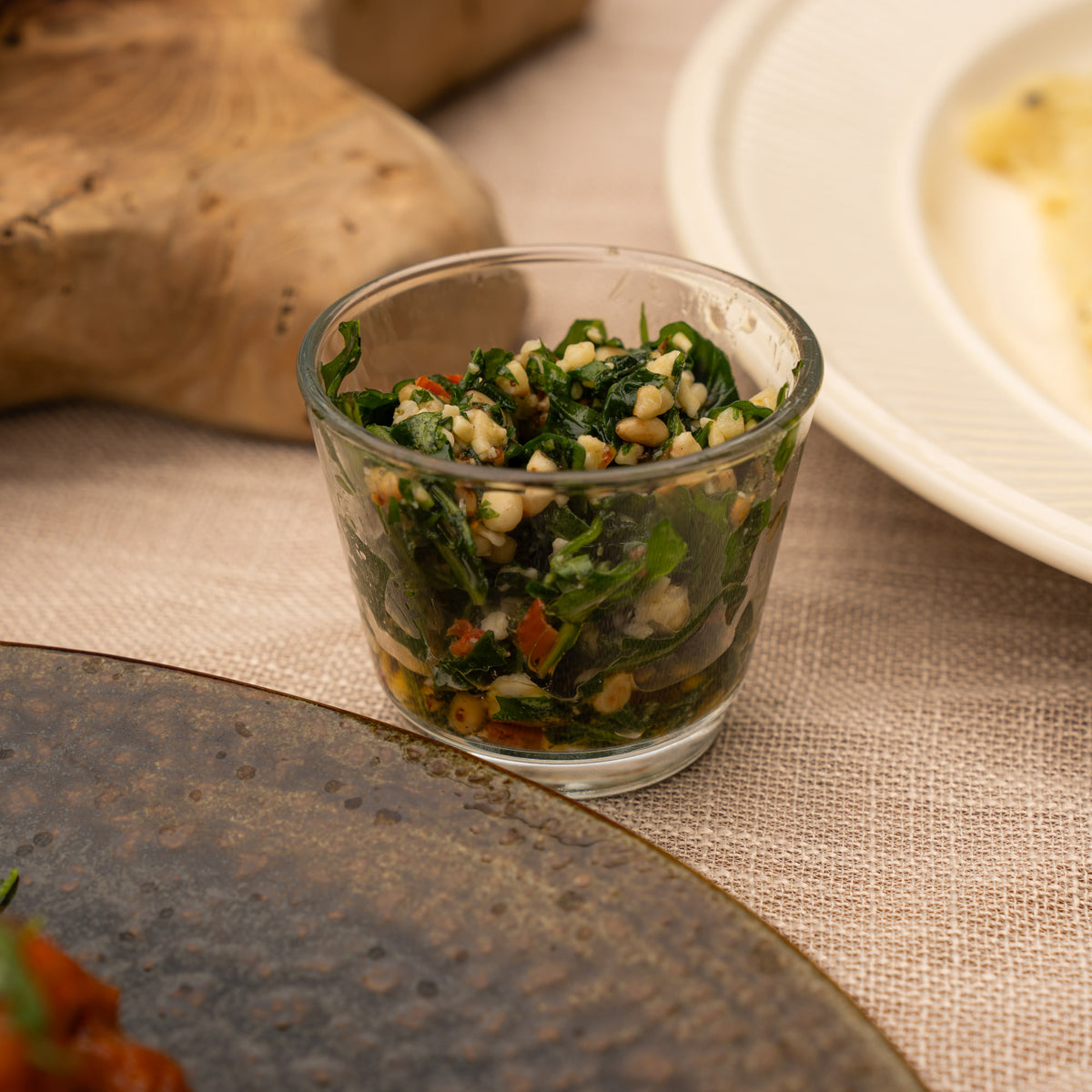 Veal cheek in vegetable sauce