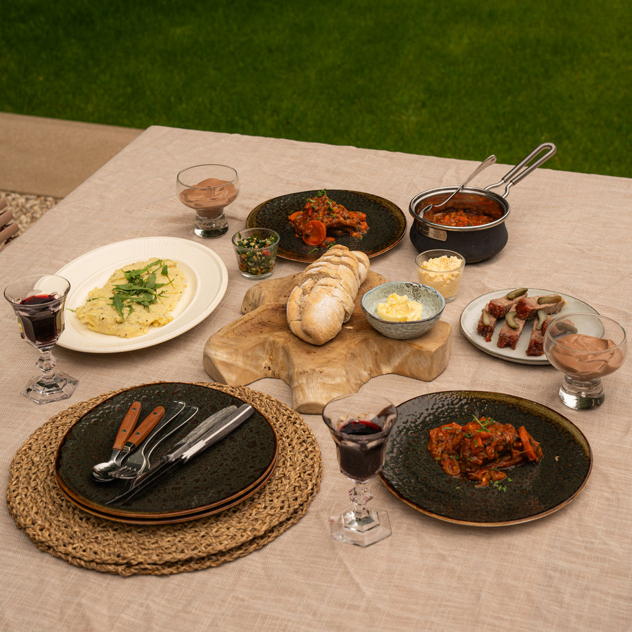 Kalfswang in Groentesaus