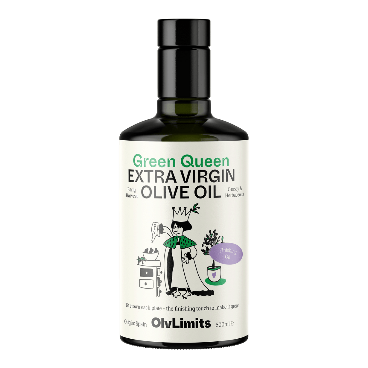 Green Queen - Premium Olive Oil - Spicy - 500ml 