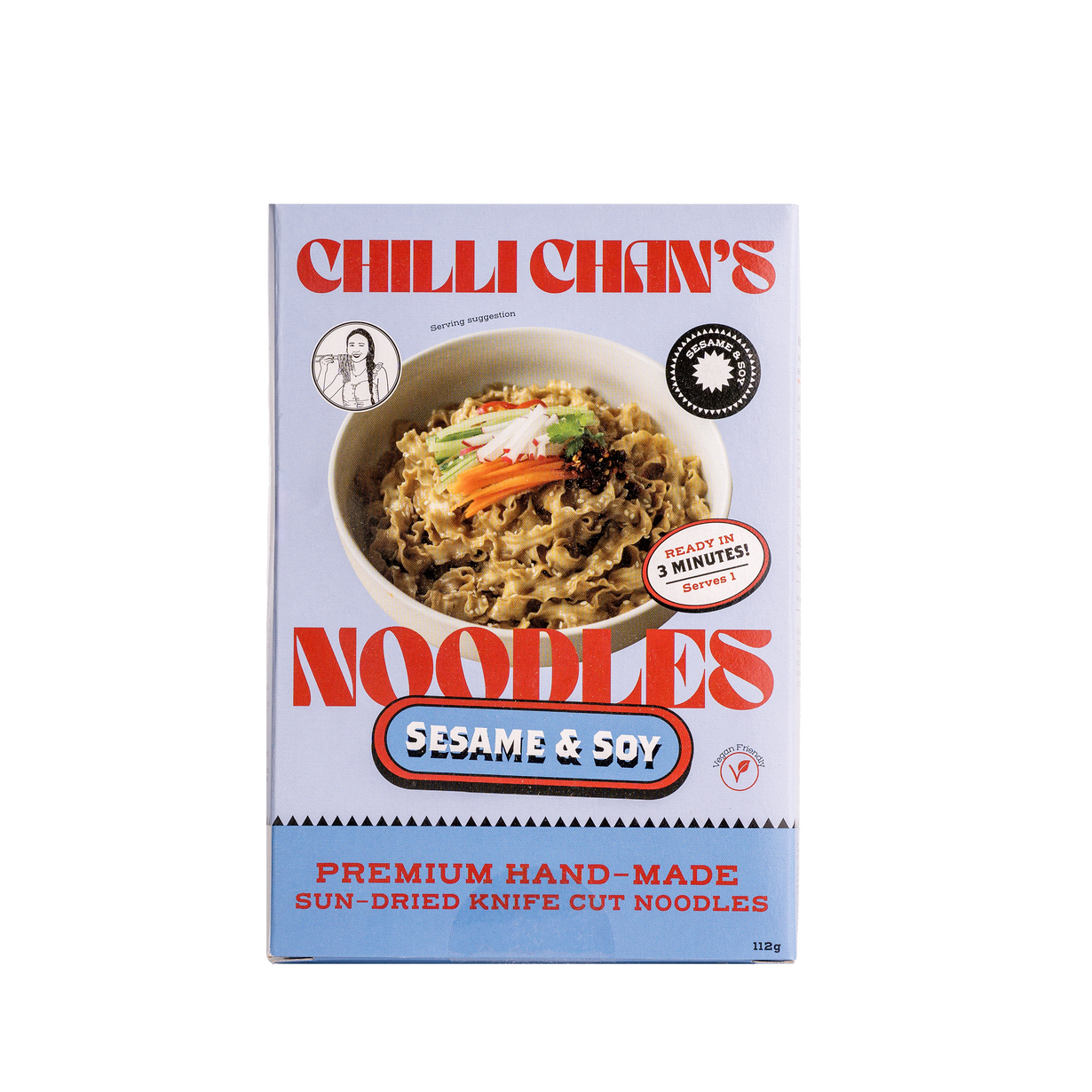 Sun-dried Knife Cut Noodles - Sesame & Soy 
