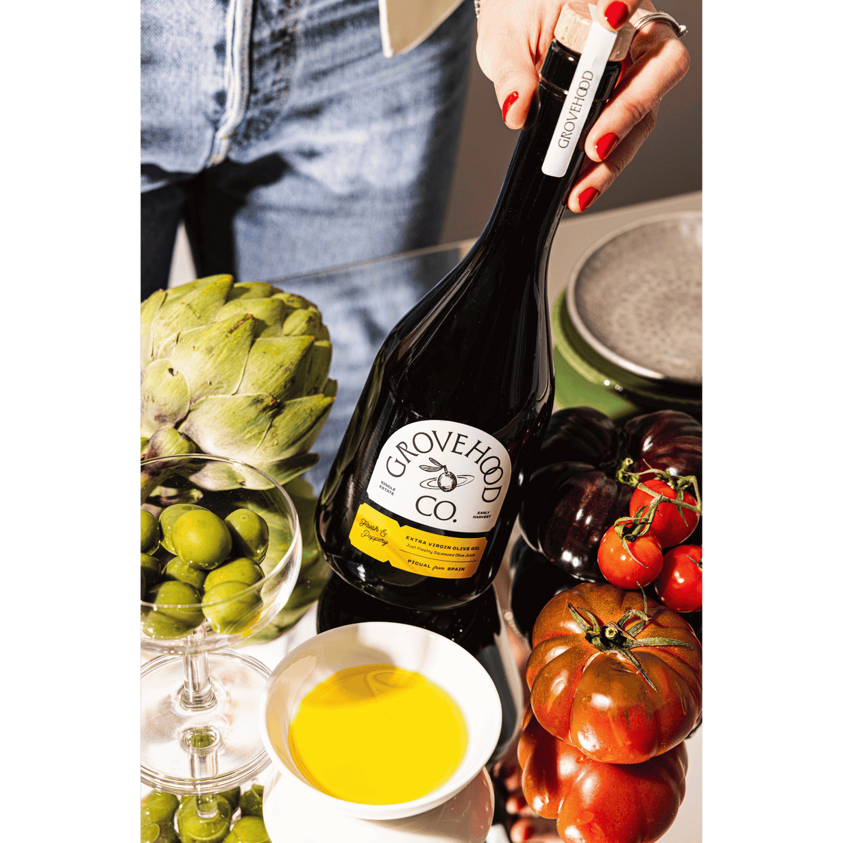 Spanish Extra Virgin Olive Oil - Fresh & Peppery 