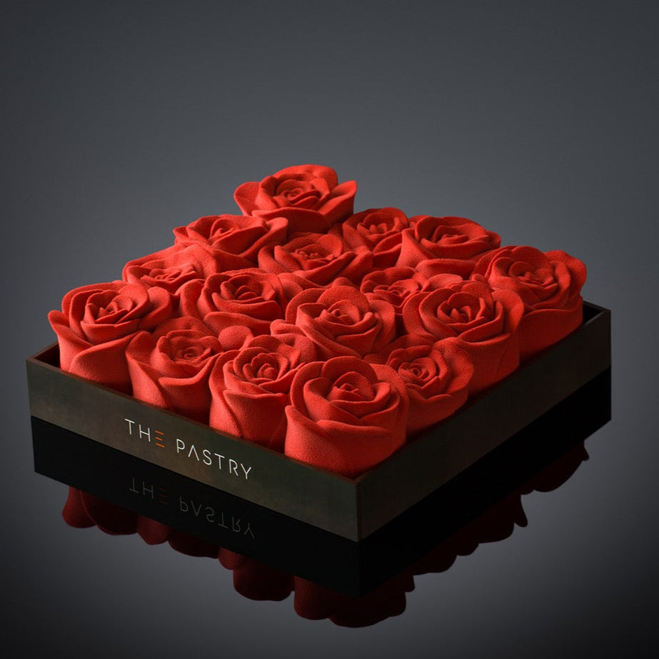 Rose pie raspberries & Lychee