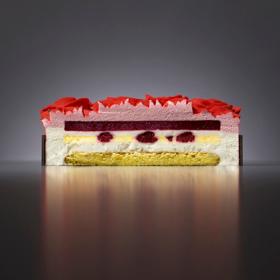 Rose pie raspberries & Lychee